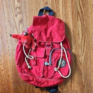 Red Kipling Mini Backpack